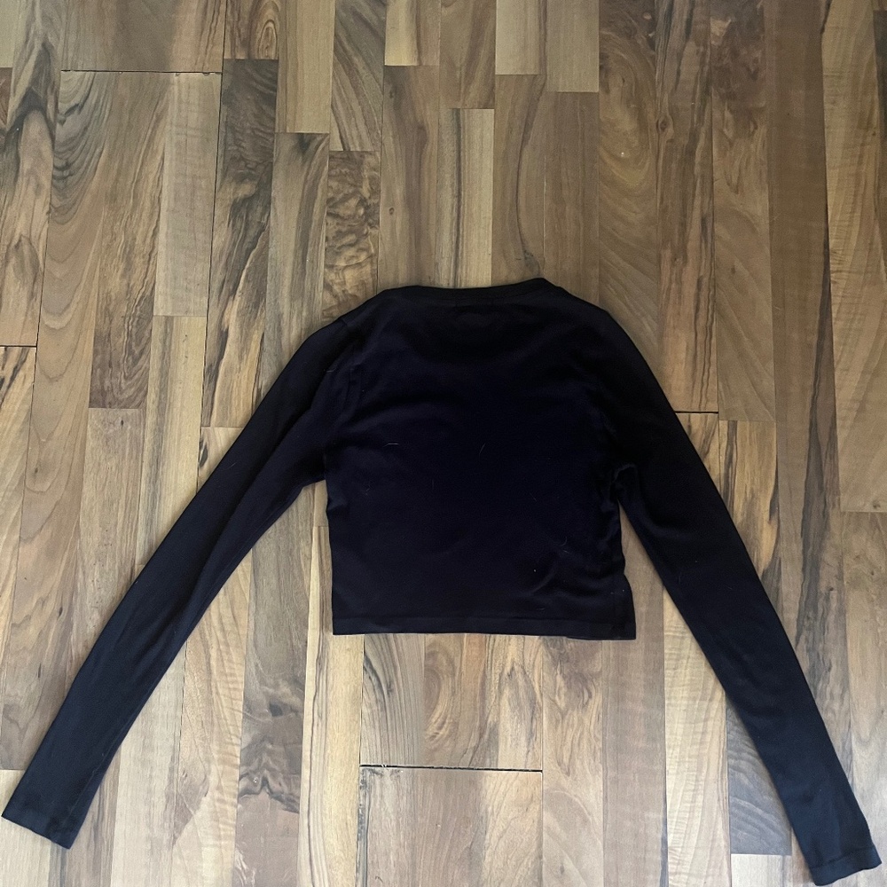 Reformation Long Sleeve Crop Top